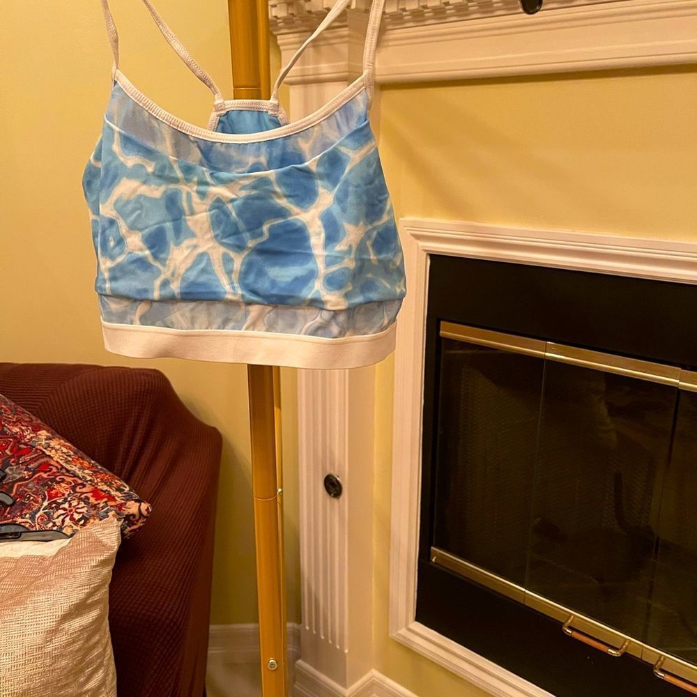 Victoria Secret low impact sports bra light blue sz M